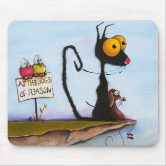 Am Rand des Grundes Mousepad