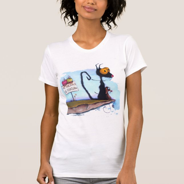 Am Rand des Grundes T-Shirt (Vorderseite)