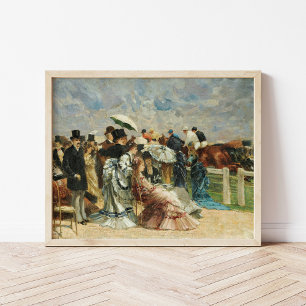 Am Rande des Rennens   Louis Abel-Truchet Poster