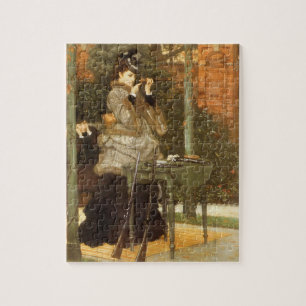 Am Schießstand von James Tissot, Vintage Art Puzzle