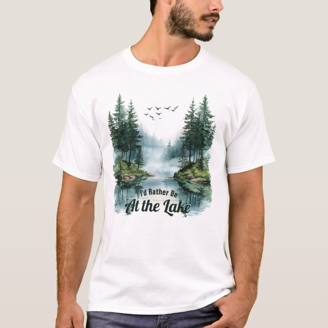 Am-See-T-Shirt T-Shirt (Vorderseite)
