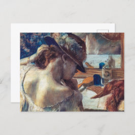Am Spiegel | Edgar Degas | Postkarte