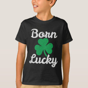 Am St. Patrick Geborener Glücklicher Irischer Nach T-Shirt