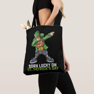 Am St. Patrick's Day Glück Geboren Dabbing Geburts