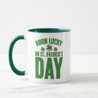 Am St. Patrick's Day Glück Geboren Irischer Geburt