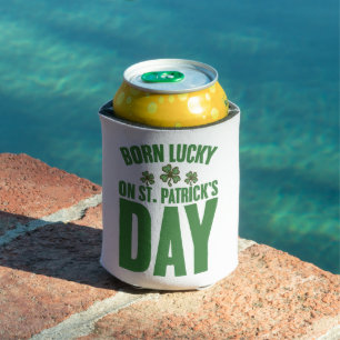 Am St. Patrick's Day Glücklich Geboren Irischer Ge Dosenkühler