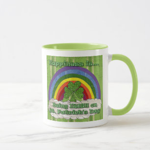 Am St. Patricks Tag Irisch Sein Kaffeetasse