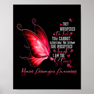 Am Storm Hirn Aneurysm Bewusstsein Schmetterling 2 Poster