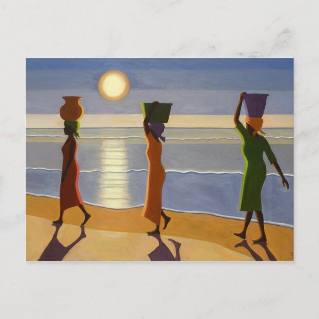 Am Strand 2007 Postkarte (Vorderseite)