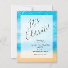 "Am Strand" Abstrakte Seidenmalerei