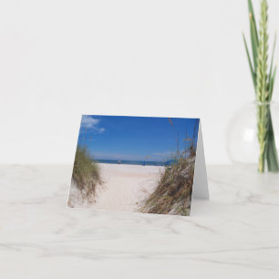 Am Strand!  auf einem Karte