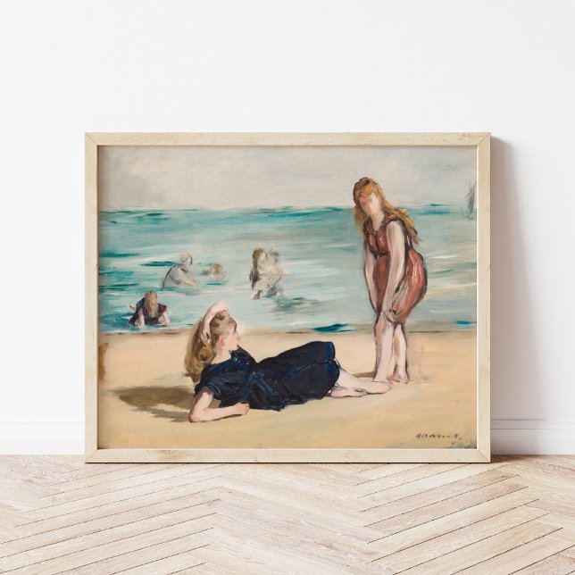 Am Strand | Édouard Manet Poster (Von Creator hochgeladen)