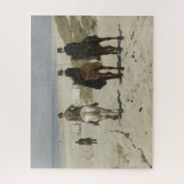 Am Strand entlang fahren Puzzle
