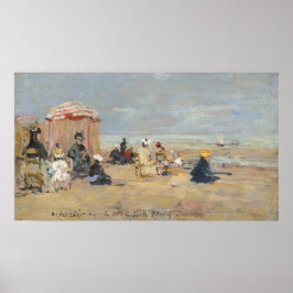 Am Strand - Eugène Boudin Poster