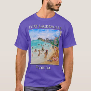 Am Strand Fort Lauderdale Florida TShirt