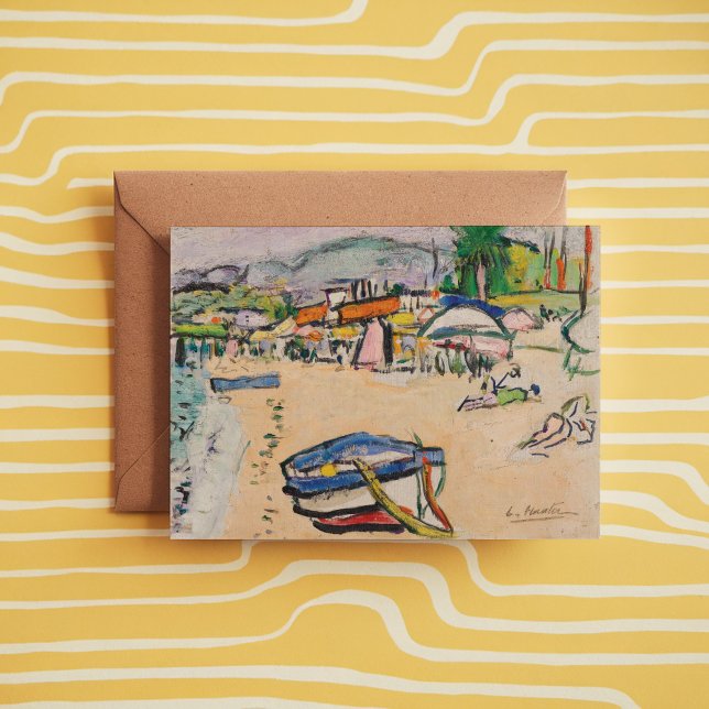 Am Strand | George Leslie Hunter Karte (Von Creator hochgeladen)