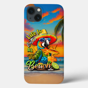 Am Strand gibt es einen tropischen Papagei. Case-Mate iPhone Hülle