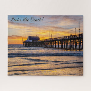 Am Strand leben - Balboa Pier, Newport Beach Puzzle