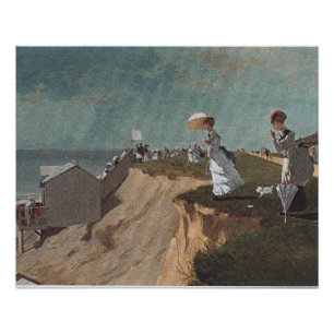 Am Strand, New Jersey, schöne Kunst Poster