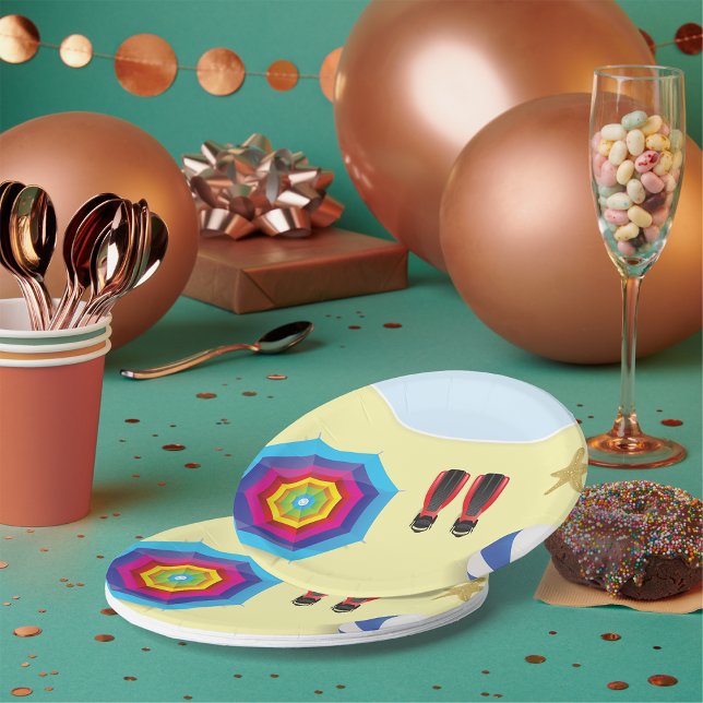 Am Strand Pappteller (Von Creator hochgeladen)