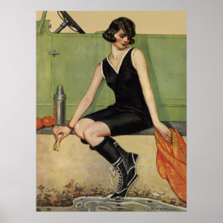 Am Strand Poster