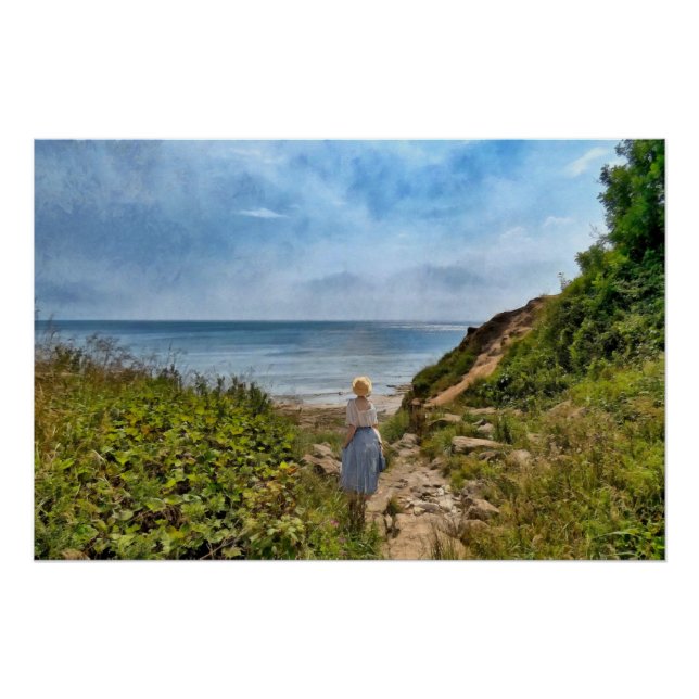 Am Strand Poster (Vorderseite)