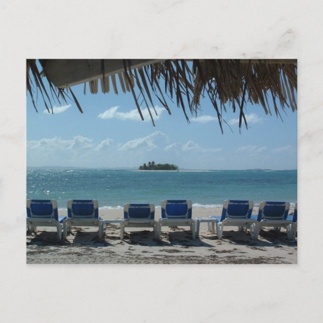 Am Strand Postkarte (Vorderseite)