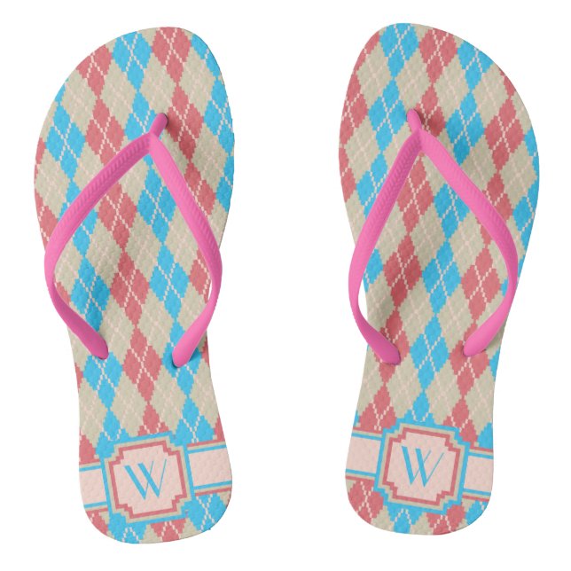 Am Strand Raute Flip Flops (Fußbett)