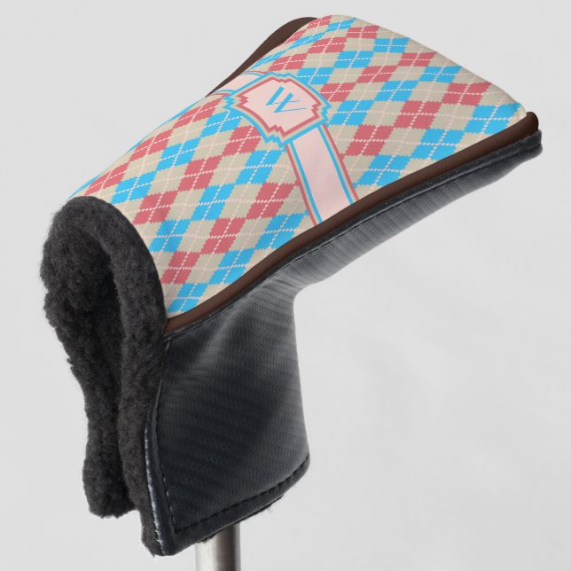 Am Strand Raute Putter Cover Golf Headcover (3/4 Vorderseite)