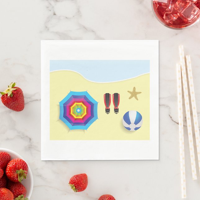 Am Strand Serviette (Von Creator hochgeladen)