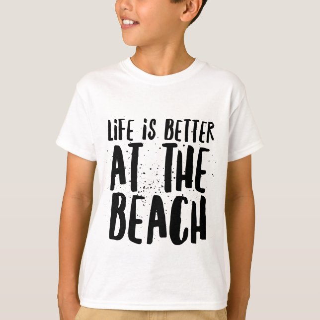 Am Strand T-Shirt (Vorderseite)