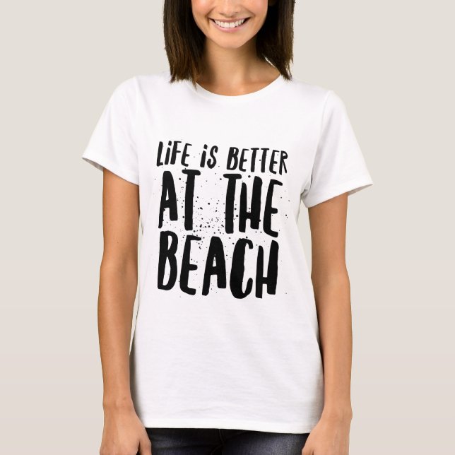 Am Strand T-Shirt (Vorderseite)