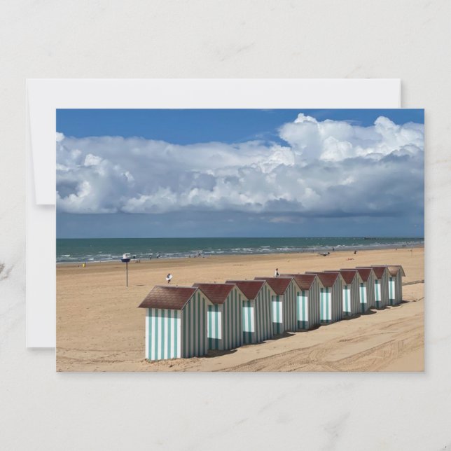 Am Strand unter den Wolken (Vorderseite)