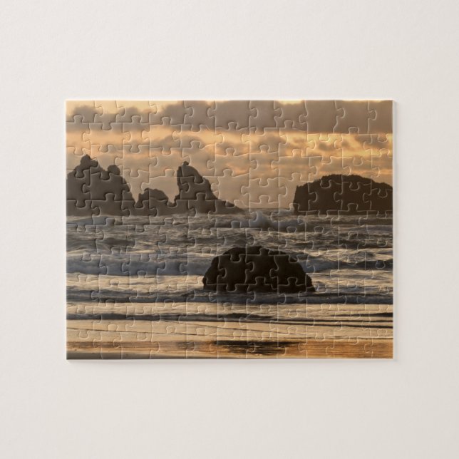 Am Strand von Bandon, Oregon Puzzle (Horizontal)