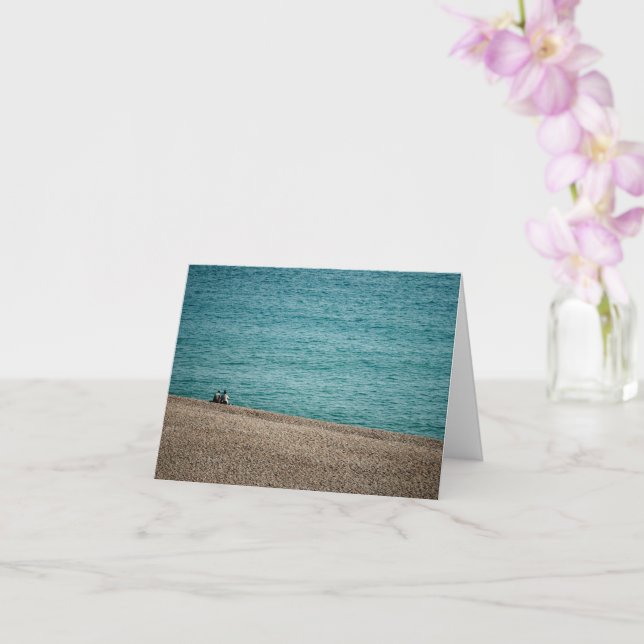 Am Strand von Beer Karte (Orchidee)