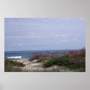 Am Strand von Ocracoke Poster