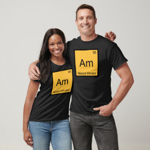 Am - T-Shirt für das Symbol der gearbeiteten chemi