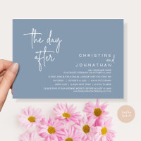 Am Tag danach, Post Wedding Party, Dusty Blue