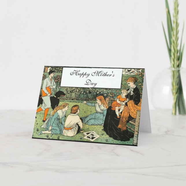 Am Tag der Garten-Mutter Karte (Vorderseite)