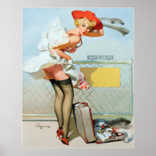 Am Tor Button hoch Poster