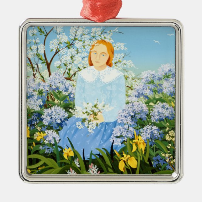 Am Ufer von Träumen Silbernes Ornament (Vorne)