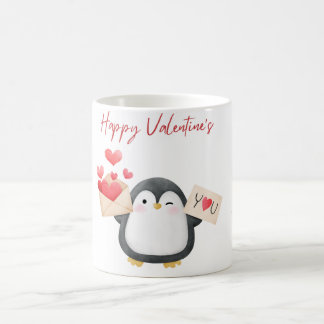 Am Valentinstag spisst die Tasse süßes Versprechen