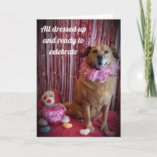 AM VALENTINTAG/JEDEN TAG LIEBE "SIE" KARTE