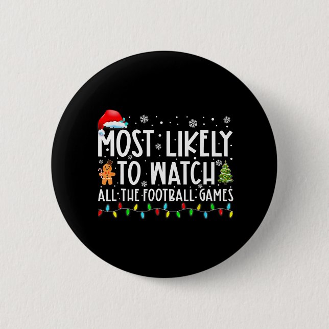 Am wahrscheinlichsten, alle Fußballspiele Christus Button (Vorderseite)