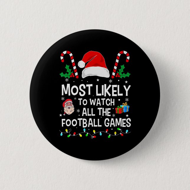 Am wahrscheinlichsten, alle Fußballspiele Christus Button (Vorderseite)