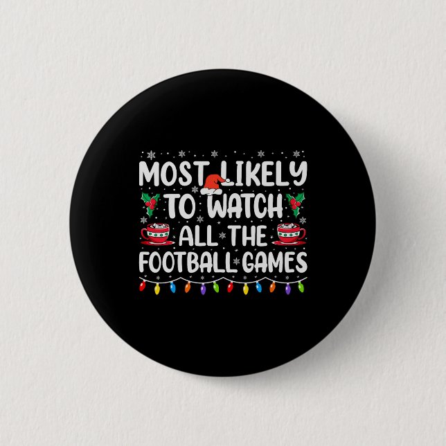 Am wahrscheinlichsten, alle Fußballspiele Christus Button (Vorderseite)