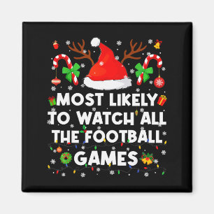 Am Wahrscheinlichsten Alle Fußballspiele Weihnacht Magnet