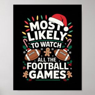 Am Wahrscheinlichsten Alle Fußballspiele Zu Sehen Poster