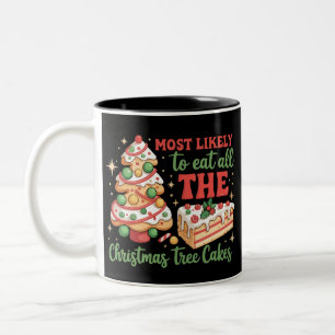 Am Wahrscheinlichsten alle Weihnachtsbaumkuchen is Zweifarbige Tasse