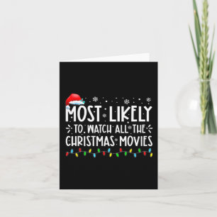 Am wahrscheinlichsten, alle Weihnachtsfilme Chri z Karte